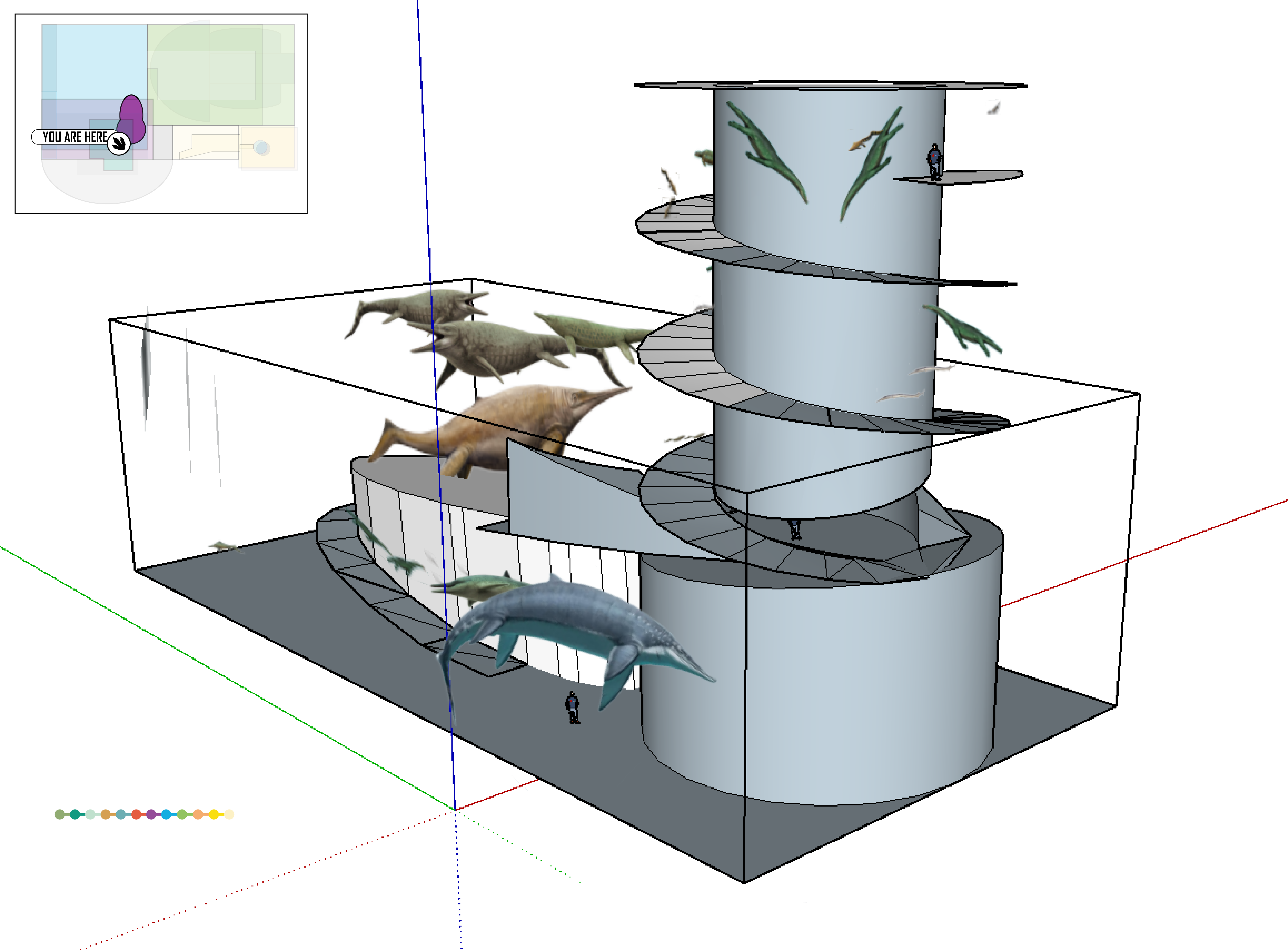 Triassic stairway front left